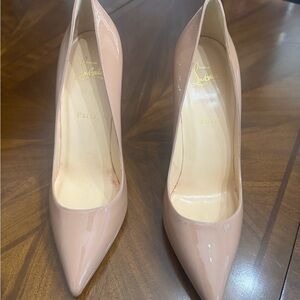 Christian Louboutin Blush Patent Leather Heels